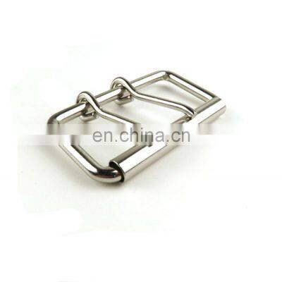 Design Your Own Private Custom Logo Metal More Designs Pin Belt Buckle Double Needle Belt Buckle For Men photo-3