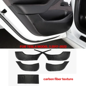 Tesla Model 3 Invisible Car Door Sill Anti Kick Pad Protection Side Edge Film