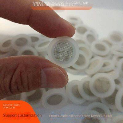 4-point filter screen pad, food-grade silicone package, 304 filter screen pad, flat filter screen, shower head gasket, yf230612