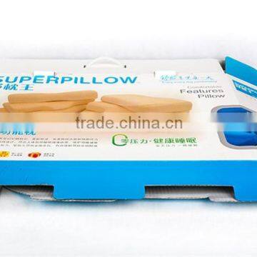 Professional Factory Biodegradable Raw Material Custom Color Strong Packaging Hard Cardboard Carrying Box With Handle photo-3