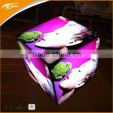 Aluminum material cube led advertising display from Taiwan