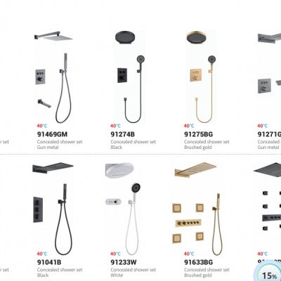 Keep the Overall Cleanliness and Hygiene Not Easy to be Bumped and Enhance the Overall Aesthetics Concealed Shower Set Series photo-4