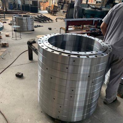 The Single-row Crossed Roller EFFER 340 5S Slewing Bearing External Gears Applicable to the Crane