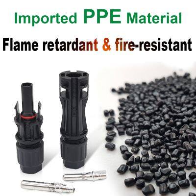 Solar PV 1500V DC Cable Connector Compatible MC4 Type Male Female Connectors photo-4