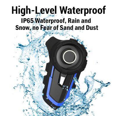 S2 Motorcycle Accessories Support 2 Riders Bluetooth Intercom System Connection 2 Mobile Phones Walkie Talkie 800 Meters Helmet Intercom Headset photo-4