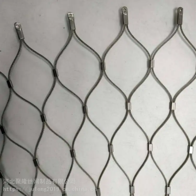 High Quality Green Wall Woven Rope Mesh Flexible Stainless Steel Wire Rope