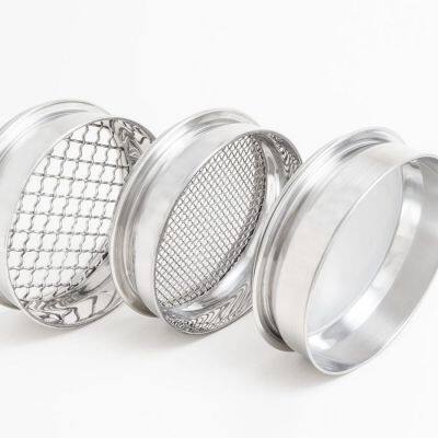 China Perforated Plate Wire Mesh Sieves 6 8 10 12 24 Inches Analysis Stainless Steel Screen for Laboratory photo-6