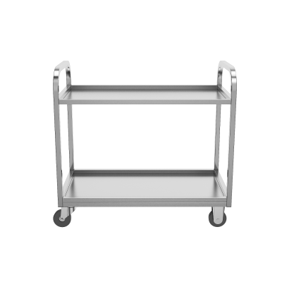 Corrosion-Resistant S/S Trolley With Non-Slip Rubber Matting for Food Processing