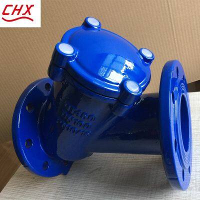 DIN Excellence PN10/16 150LB DN50-300 GGG50 Ductile Cast Iron Ball Type Check Valve Soft Seal Durable Swing Manual General photo-4