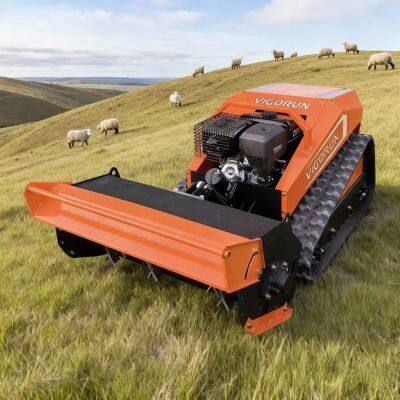 Remote Mower Tondeuse Thermique Crawler Lawn Mower High Efficiency & Labor Savings Professional Lawn Mower Vigorun Tech