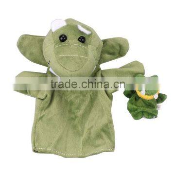 2014 new design plush crocodile hand puppet