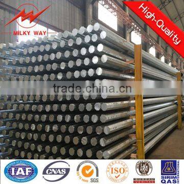 Treated 35FT steel tubular pole for Philippines