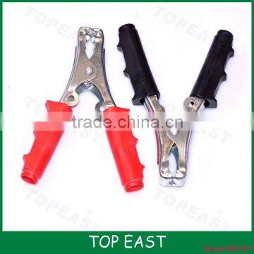 HIGH QULITY battery clamp with terminal ring RED BLACK COLOR