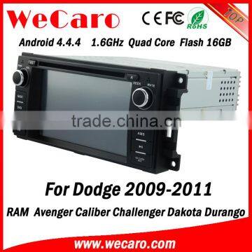 Wecaro WC-JC6235 Android 4.4.4 navigation 1080p for dodge caravan car radio with gps 2009 2010 2011 USB SD