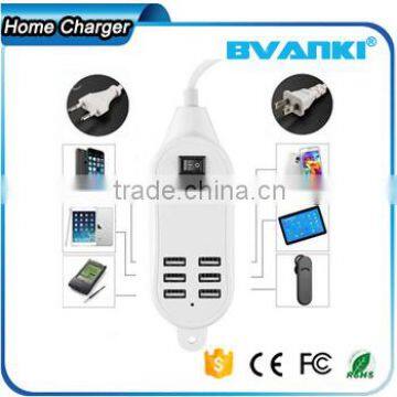 2016 Trending Products 25W 5A 6 Ports Wall Usb Tablet Charger for Mobile Phone for Iphone6 Bulk Buy From China Free Sample Supplier's Choice photo-5