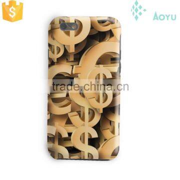 For iphone 6 sublimation tpu+pc phone case card holder