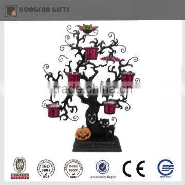 2015 NEW HALLOWEEN iron ghost tree candle holder