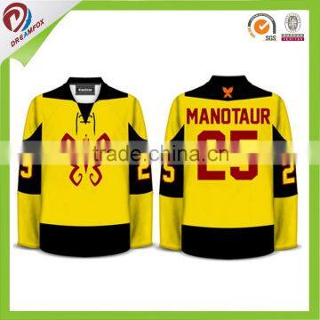 latest china cool racing team fashional hockey jerseys black and yellow, 5xl hockey jersey