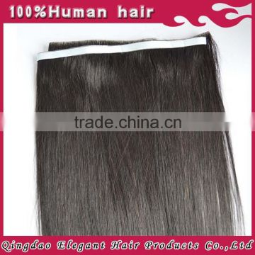 Hot selling 14-26inch soft brazilian remy human hair pu skin weft hair extensions