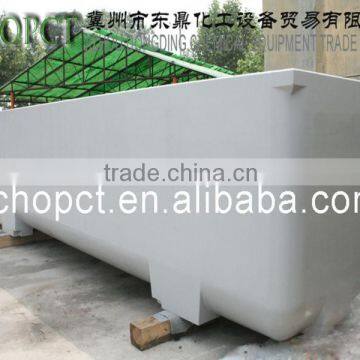 Vinyl resin integrally cast FRP electrolytic cells/tank