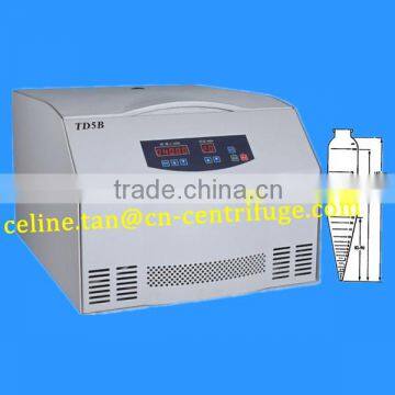 TD5B table type low speed seperating crude oil 4*100ml centrifuge heating 90 degree made in china