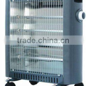4tubes1600W CE/GS/ROHS safety tip over switch/ thermal fuse/with wheel/convect function/warm fast/ electric heater quartz heater