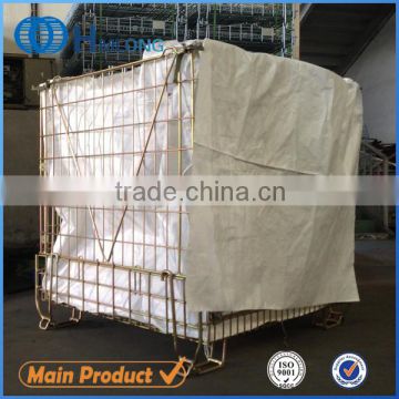 China folding steel wire mesh storage cage