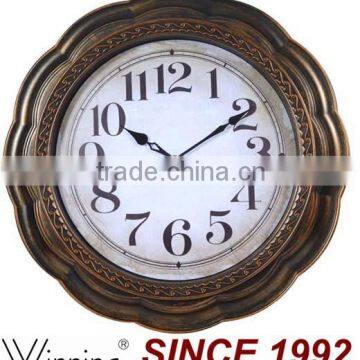 24 Inch Antique Color Plastic Wall Clock