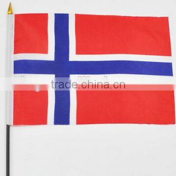 wholesale hand national flag in Norway design