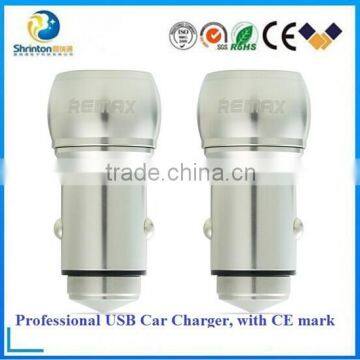 Original design 2 usb car charger for mobile phone and tablet high power 5V1A 2A