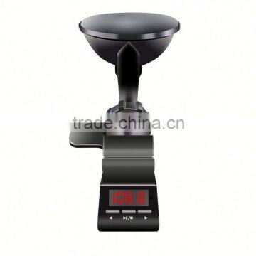Smart Car Holder, With fm Transmitter and Bluetooth Handsfree Functions, Play the Music Stocked in TF Card and Mobile Phone photo-3