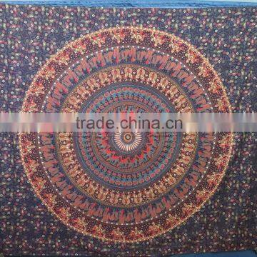 Printed Cotton Mandala Tapestry New Design Wall Hanging Wholesale Price Bedsheet Bohemian Throw photo-6