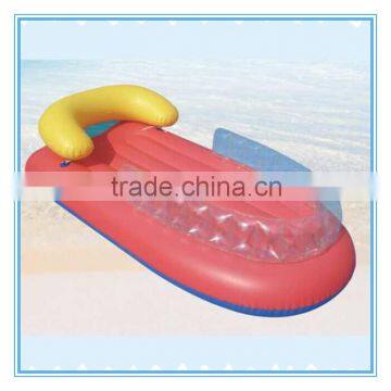 Water floating mats, inflatable swim air mat with back cushion