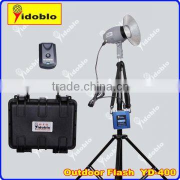 High Speed Outdoor Flash match with portable studio strobe lighting