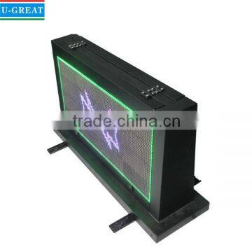 Outdoor Full Color Duoble Sided Willess Control LED Taxi Top Sign photo-2