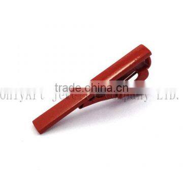 Red Tie Bars Fashion Men's Jewelry Custom Enamel Tie Clips photo-6