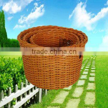 fashionable wholesales decorative eco-friendly woven kitchen vegetable storage basket