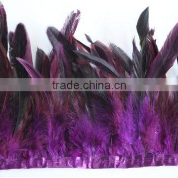 Wholesale Rooster Synthetic Feather Trim For Ribbon