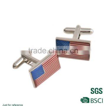 2016 wholesale cuff-links high quality cuff-link custom logo cuff-link national flags cuff link