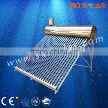 300L home appliance solar products solar thermal heating system: Non-pressure Stainless Steel Solar power system