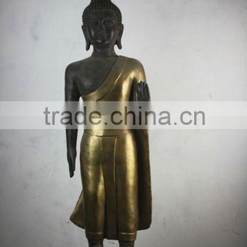 Thailand Standing Bronze Buddha