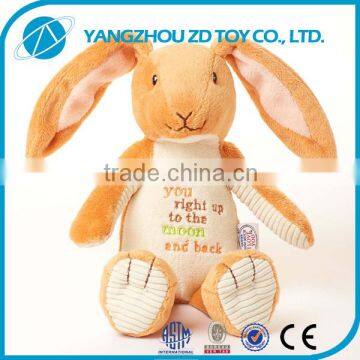 new design cute stuffed yellow rabbit toys