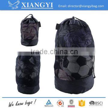 Wholesale cheap mash drawstring buggy bag sport bag three sizes for option