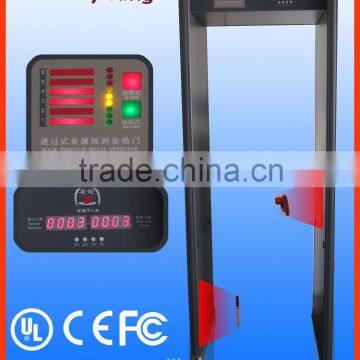 Walk through security metal detector gates/door