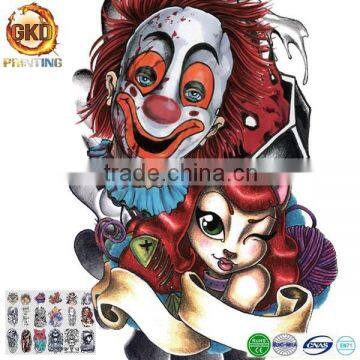 hot sale custom temporary tattoo sticker kids tattoo sticker body tattoo sticker temporary tattoo paper