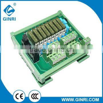 MIL/IDC Connector 8 Channel 1a Slim Relay Module with Slotted screws (PLC Output Amplified Board) JR-B8PC-F/24VDC