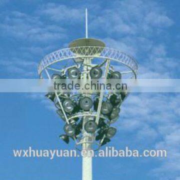 25m, 30m and 35m Q235, Q345 Steel High Mast Flood Lighting Pole With Foundation photo-5