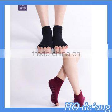 Hogift Best Selling Non Slip Toeless Grip Sock for Women