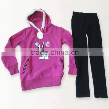 Girls Fleece Jogging Suits wholesale kid clothing girls clothes