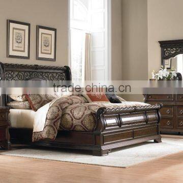 Arbor Place Queen Traditional american style Sleigh Bed bedroom set AS-B9